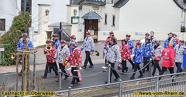 Fastnacht, Karneval oder Fasching in Oberwesel am Rhein