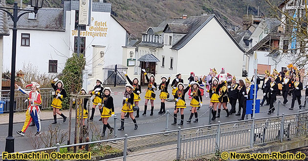 Fastnacht, Karneval oder Fasching in Oberwesel am Rhein